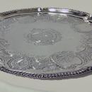 Robert Garrard Antique Silver Salver, London 1830 .