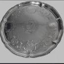 Robert Garrard Antique Silver Salver, London 1830 .