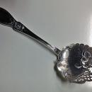 Rare Antique French 950 std silver strawberry set, Claude Doutre Roussel