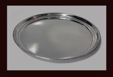 Art Deco hammered Silver Tray, Czechoslovakia C. 1920