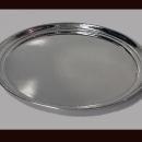 Art Deco hammered Silver Tray, Czechoslovakia C. 1920