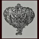 Edwardian Diamond Platinum Brooch, English C.1900