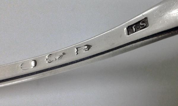 Irish Georgian Silver Soup Ladle Dublin 1785