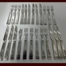 Unusual pattern Martin Hall Fruit Dessert Set, Reg Patent C.1855