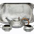 Archibald Knox Liberty Tea Set and Tray C.1906