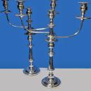 Pair of Antique Old Sheffield Plate Candelabra, English C.1810.