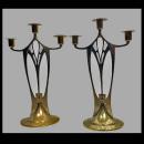 4 WMFJugendstil Secessionist Art Nouveau Candelabra, Germany C.1900