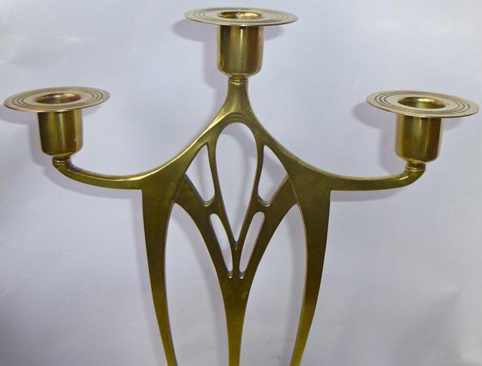 4 WMFJugendstil Secessionist Art Nouveau Candelabra, Germany C.1900