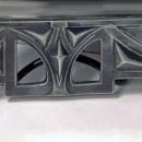 Rare WMF Art Nouveau Jugendstil Secessionist pewter Mirror, Germany C.1905