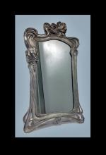Art Nouveau Mirror, attr Argentor, Austria C.1900.
