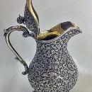Kutch Silver, India 19th century covered Jug, C.1880.