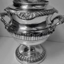 Fine Pair of Antique Georgian Old Sheffield Plate Wine Coolers, English, C.1815.