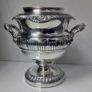 Fine Pair of Antique Georgian Old Sheffield Plate Wine Coolers, English, C.1815.