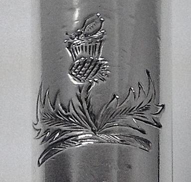Rare Pair of English Canon pattern Silver Servers, London 1929-30, D & J Welby.