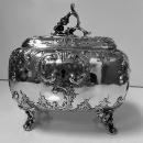 Austro Hungarian Silver Sugar Box, Vienna C.1875, KK