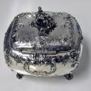 Austro Hungarian Silver Sugar Box, Vienna C.1875, KK