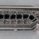 J. E. Caldwell Diamond, Onyx Platinum Bar Brooch, American, C.1930.
