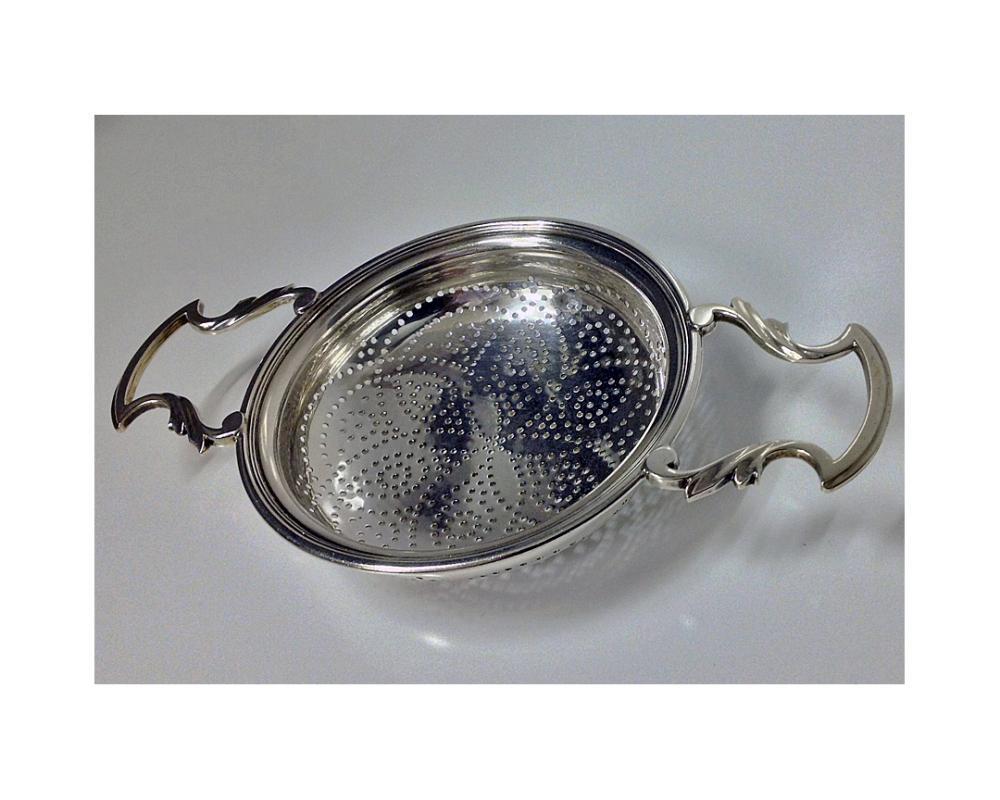 George 111 Silver Strainer, London 1774, William Plummer.