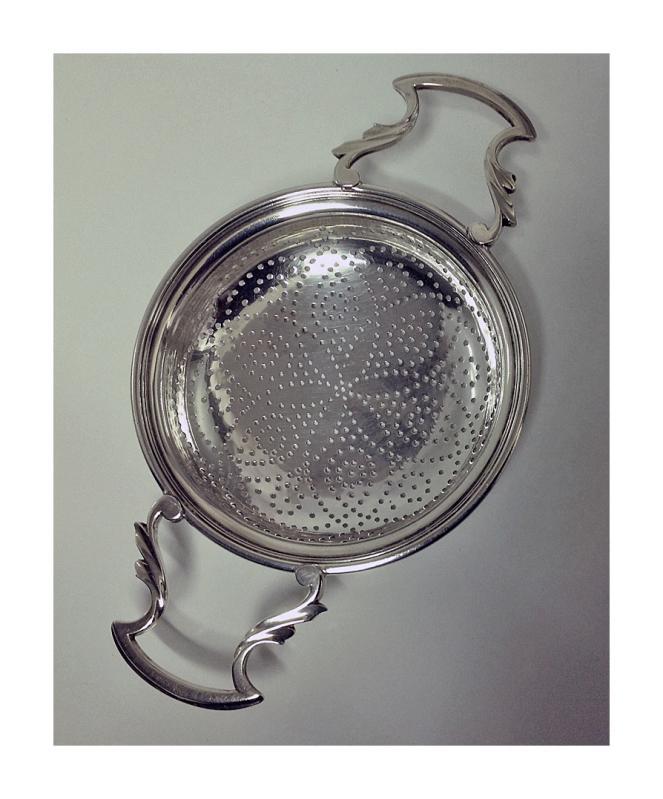 George 111 Silver Strainer, London 1774, William Plummer.