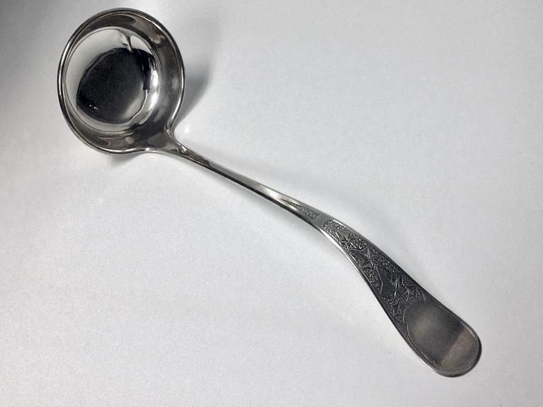 Tiffany Sterling Antique Ivy Pattern Soup Ladle