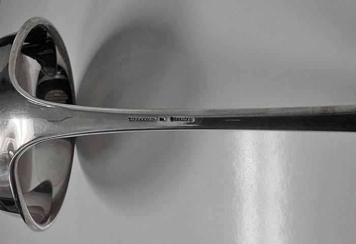 Tiffany Sterling Antique Ivy Pattern Soup Ladle