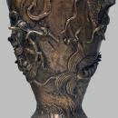 Oriental Bronze Vases, Meiji Period