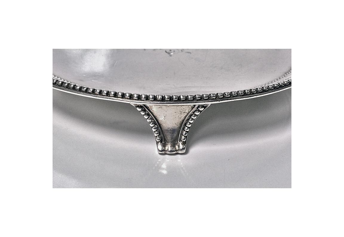 Georgian Silver Salver, London 1785 by Elizabeth Jones