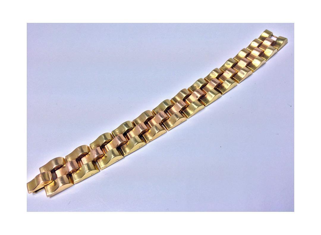 Retro 18K Gold Bracelet, C.1940