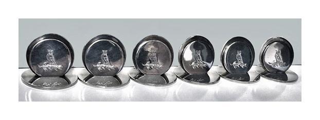 Asprey & Co Place Card Menu Card Holders 1931