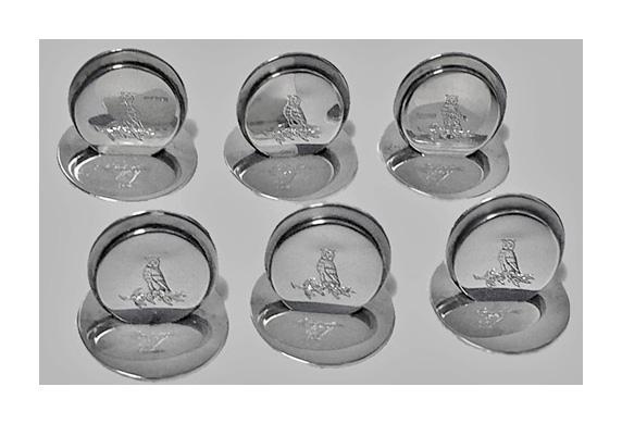 Asprey & Co Place Card Menu Card Holders 1931