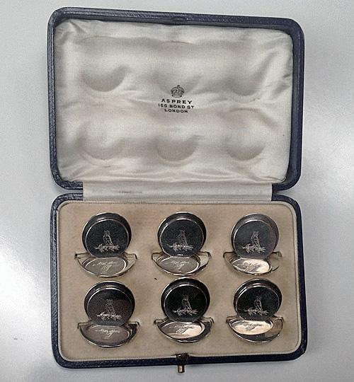 Asprey & Co Place Card Menu Card Holders 1931