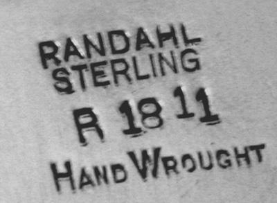 Randahl hammered Sterling Bowl Chicago C.1930.