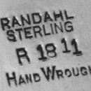 Randahl hammered Sterling Bowl Chicago C.1930.