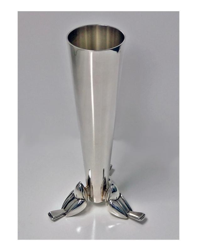 Art Deco Christofle Vase, C. 1930