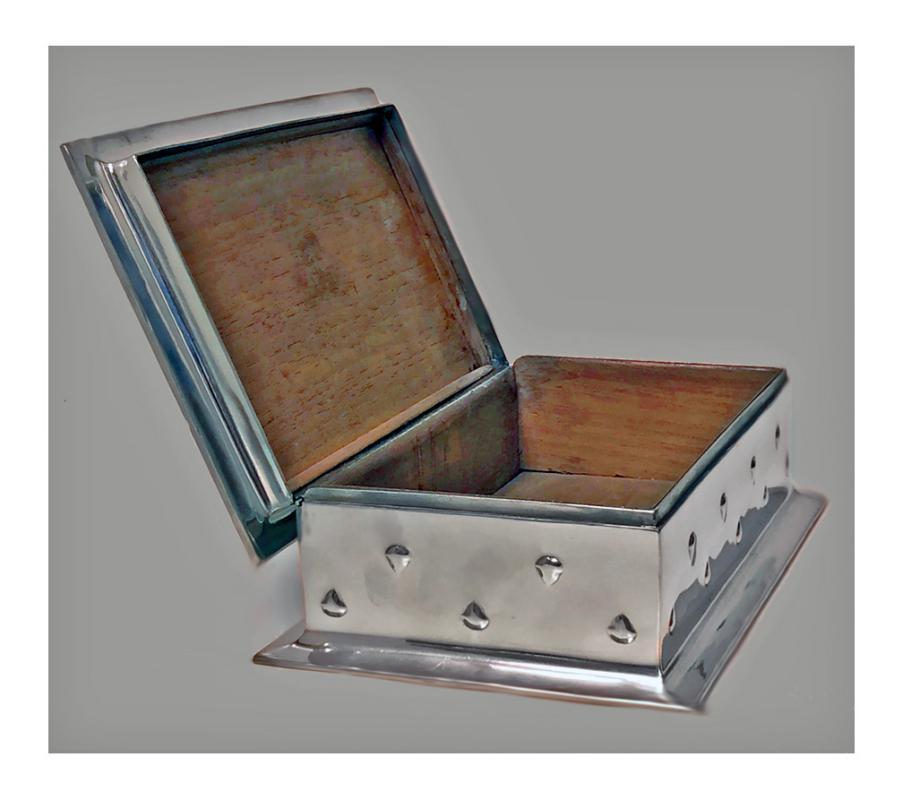 Large Liberty Arts and Crafts Humidor Box, designed by Archibald Knox, C.1905