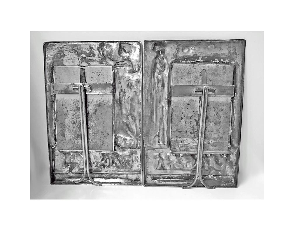 Pair of Art Nouveau large Silver Plate Photograph Frames, Germany C.1900.