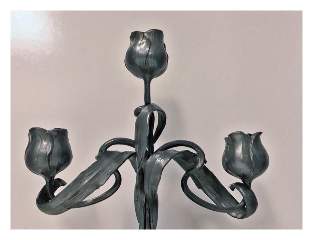 Art Nouveau Candelabra Candlesticks, Orivit, Germany C.1900
