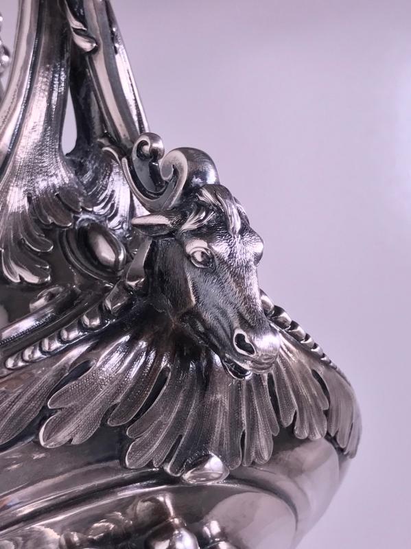 Outstanding Silver equine related Wine Ewer Jug, Edward & John Barnard, London, 1864