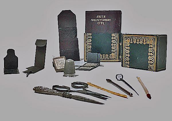 Rare 19th century Sewing compendium in form of Book, English C.1840