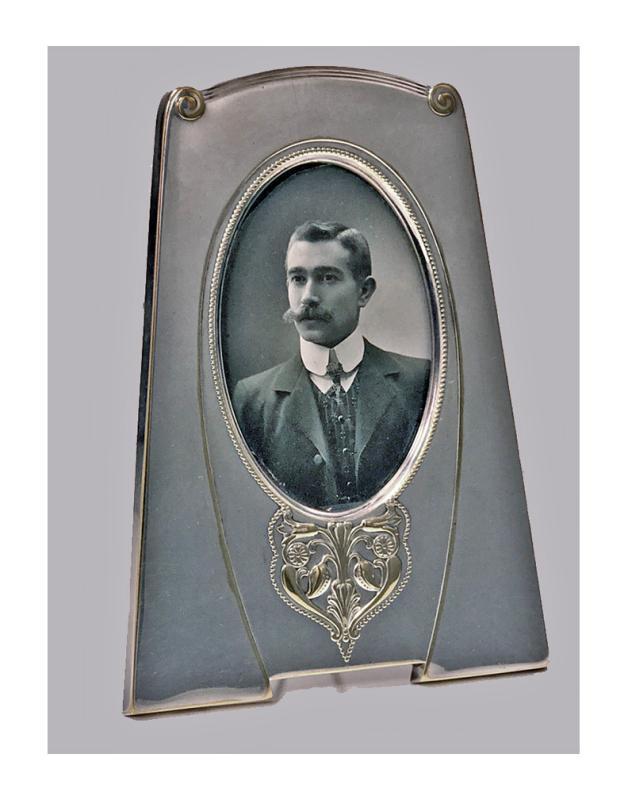 W.M.F Art Nouveau Silver Plate Frame, Germany C.1910