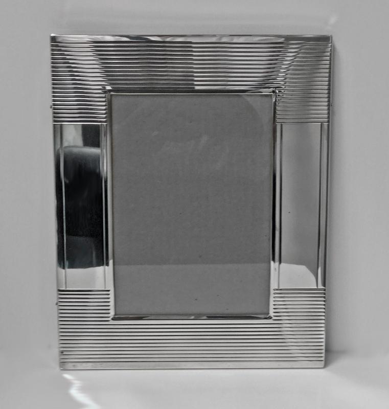 Deco Modernist Photograph Frame, Plata Lappas SA, Argentina,C.1950