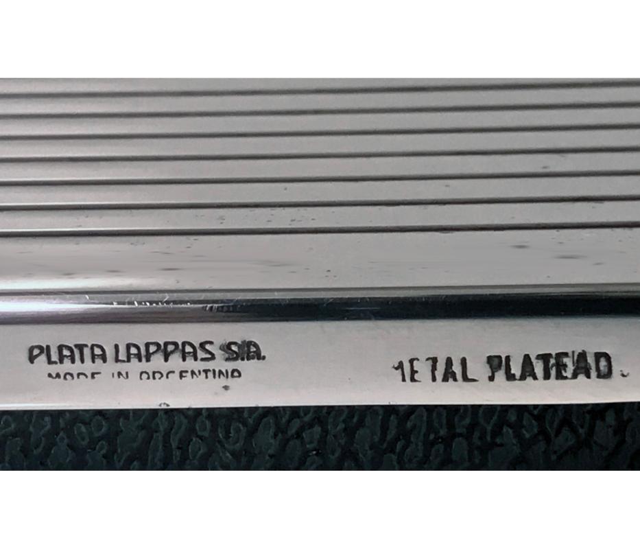 Deco Modernist Photograph Frame, Plata Lappas SA, Argentina,C.1950
