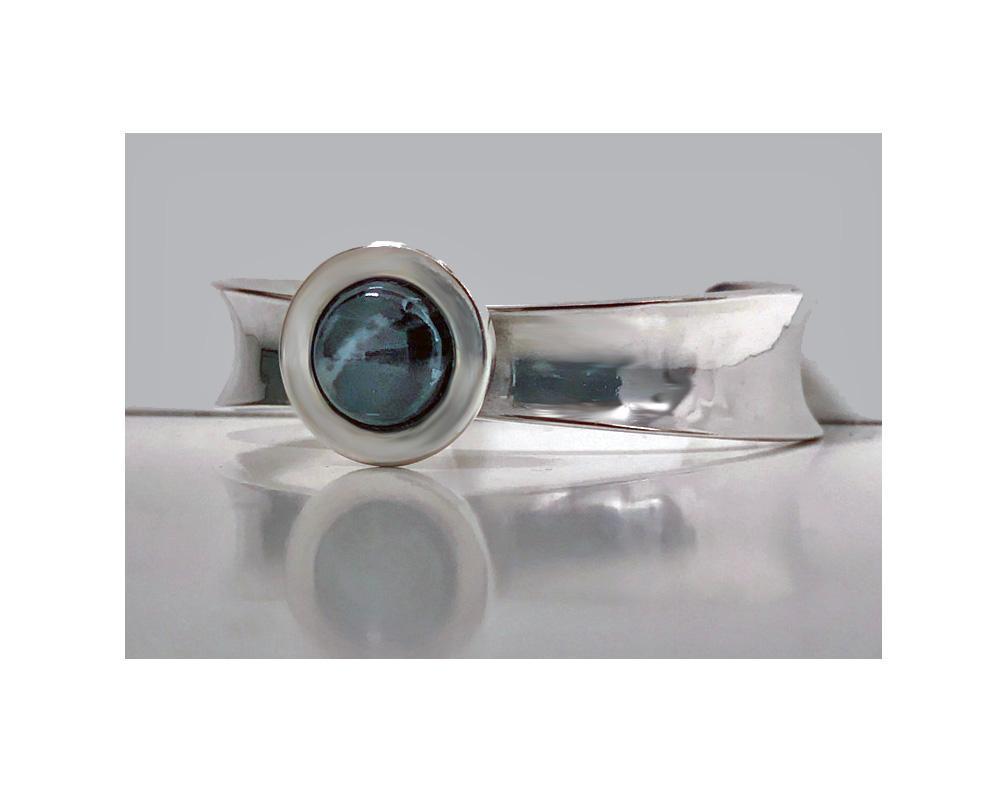 Scandinavian Modernism Sterling Bangle, Rune Tennesmed, Sweden 1958