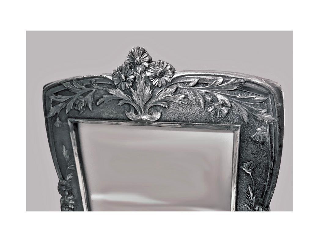 Pair Christofle Art Nouveau Pair of Photograph Frames, C.1900