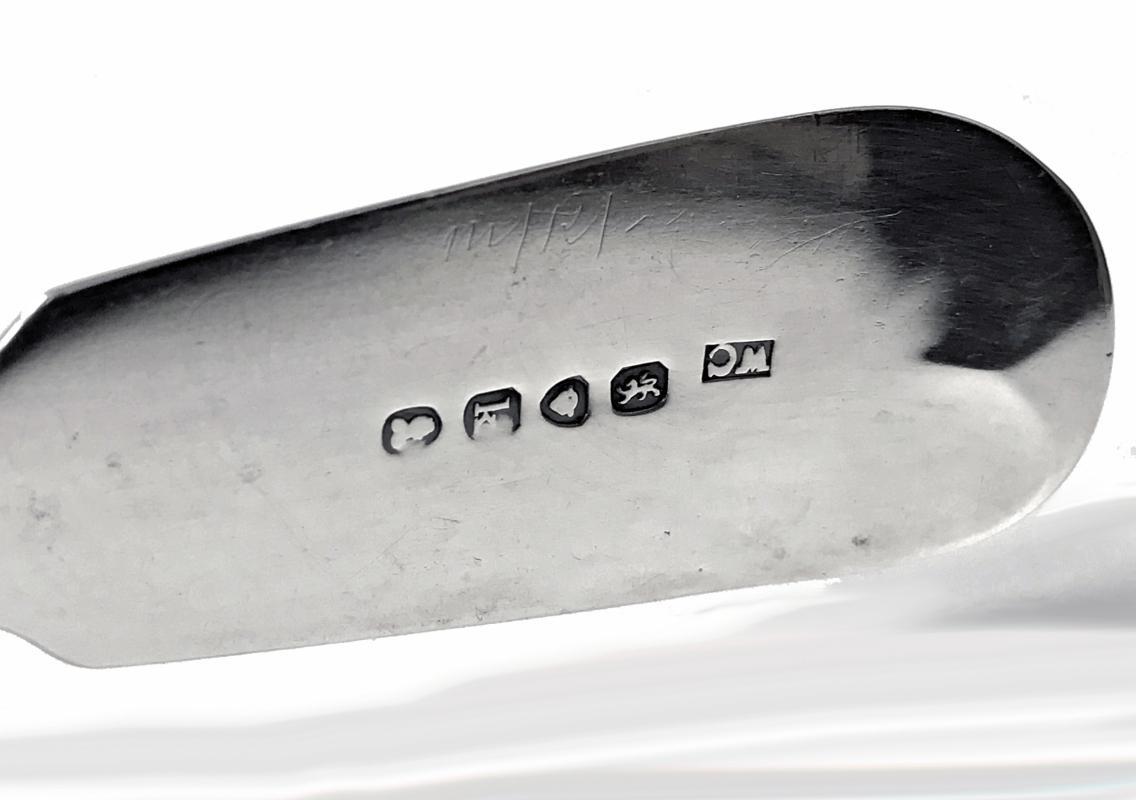 Antique Georgian Silver Fish Slice, London 1825, William Chawner.