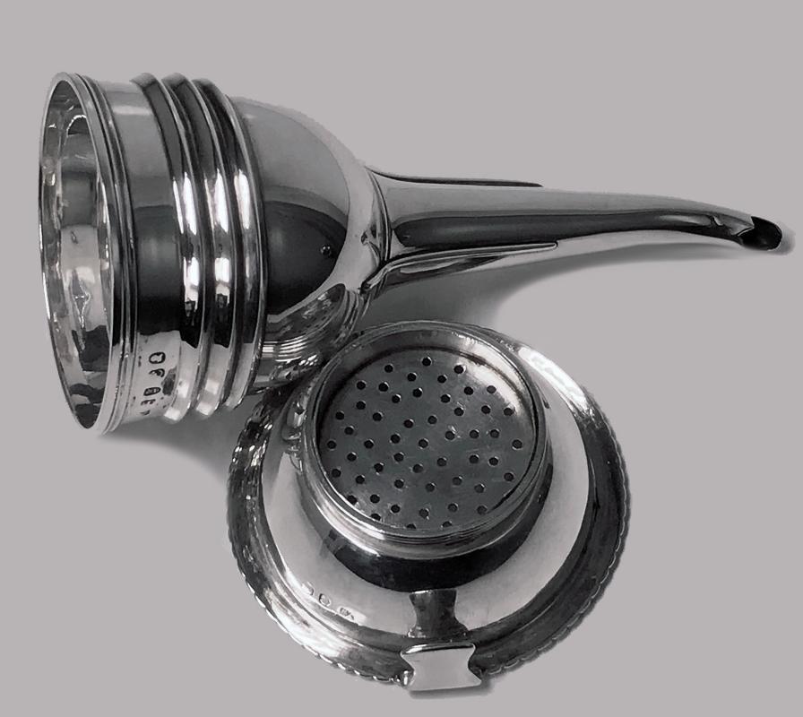 Georgian Silver Wine Funnel, London 1818, Stephen Adams
