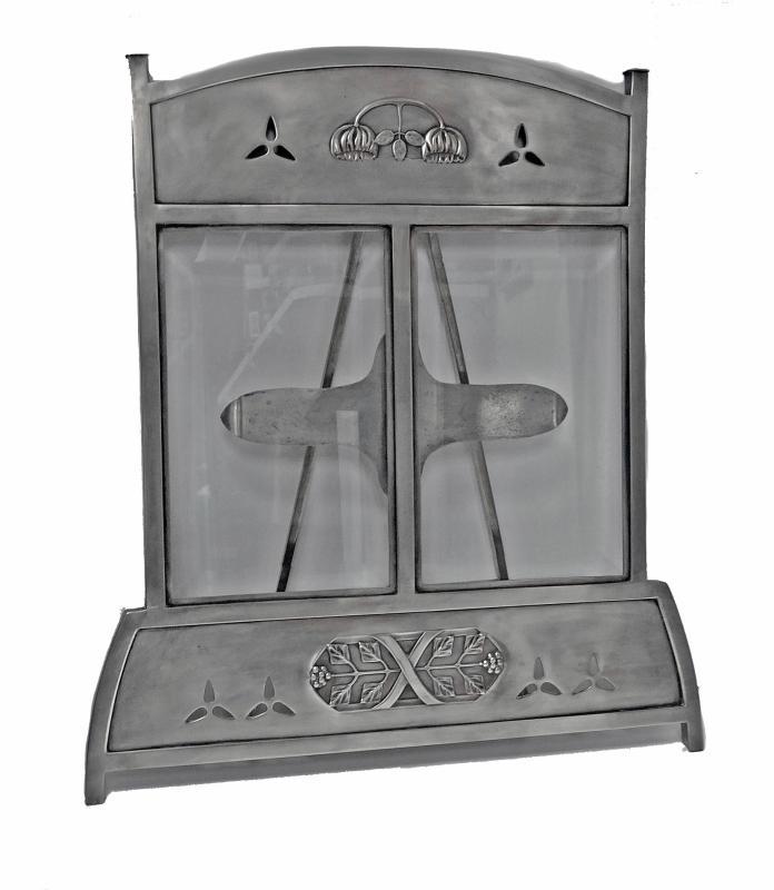 Extremely Rare Very Large Argentor Double Photograph Frame, Austria C.1900