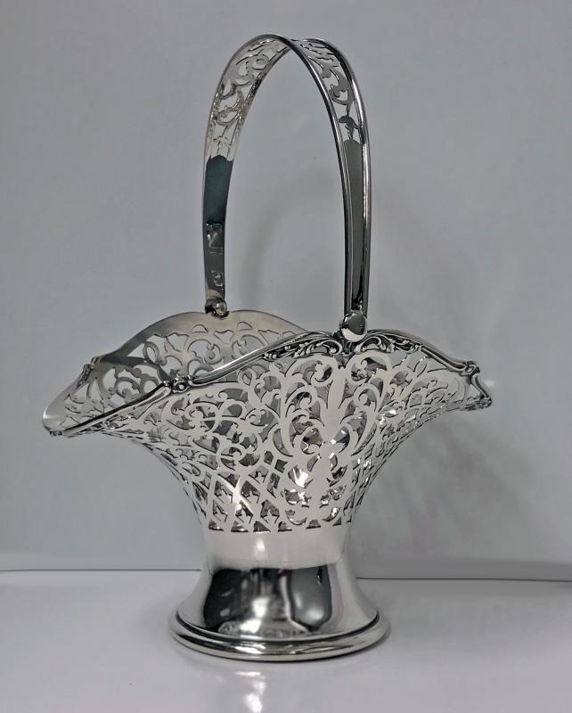 Sterling Silver Basket Birmingham 1923, Henry Matthews