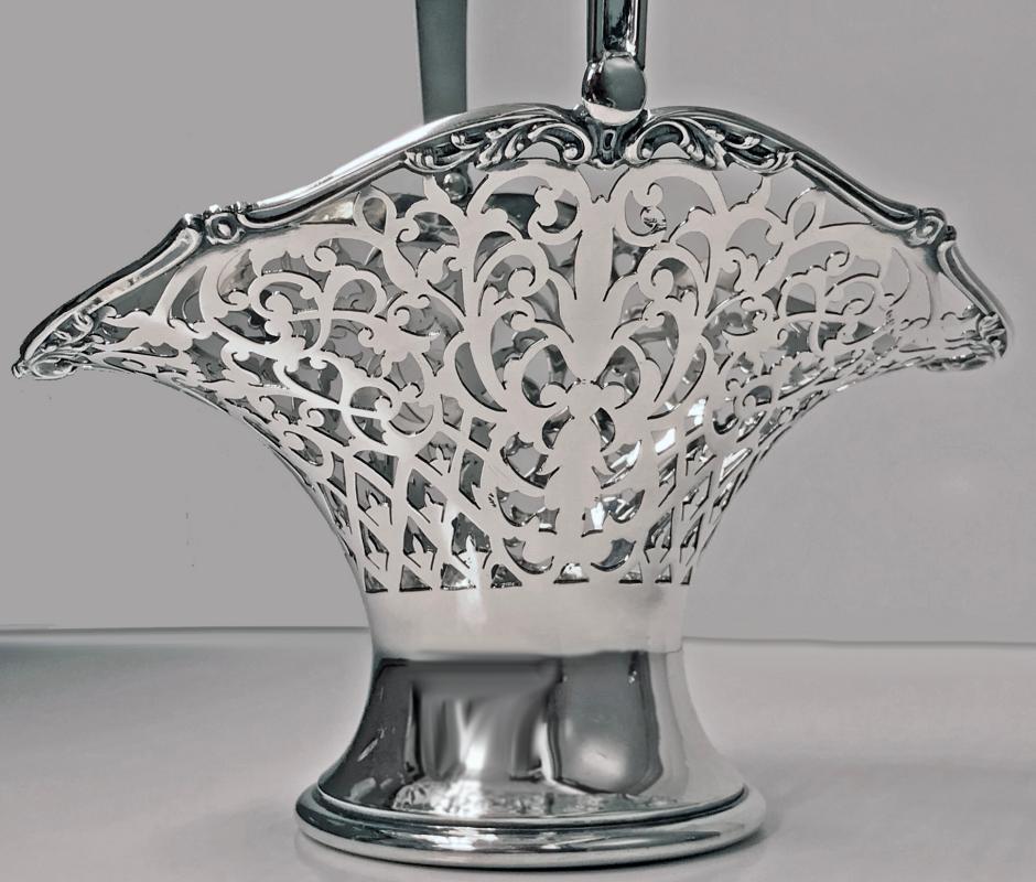 Sterling Silver Basket Birmingham 1923, Henry Matthews