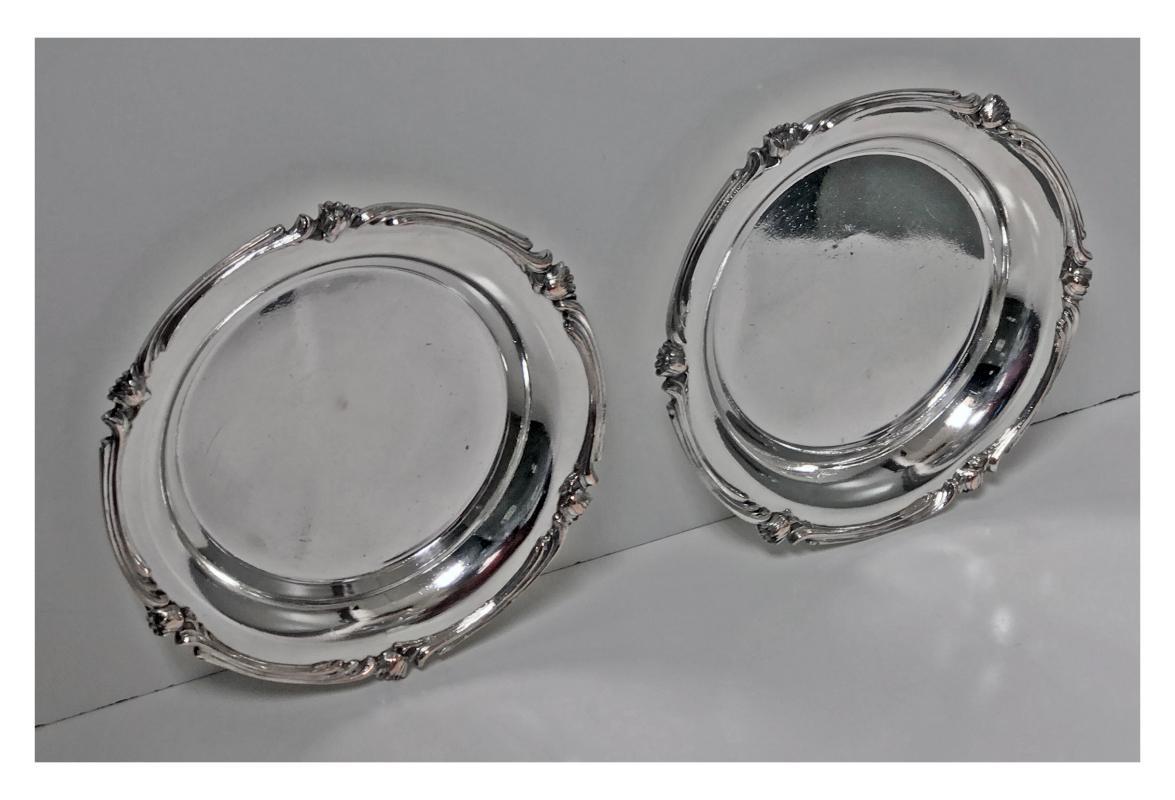 Pair of Christofle Wine Coasters, France C.1880.